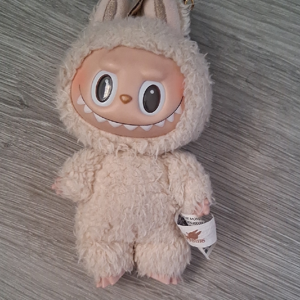 Adorable Cream Stuffed Animal Toy